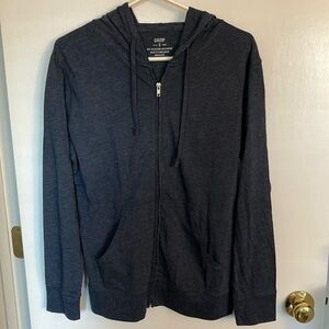 Crisp, Mens Zip Up Lightweight Hoodie, Size S